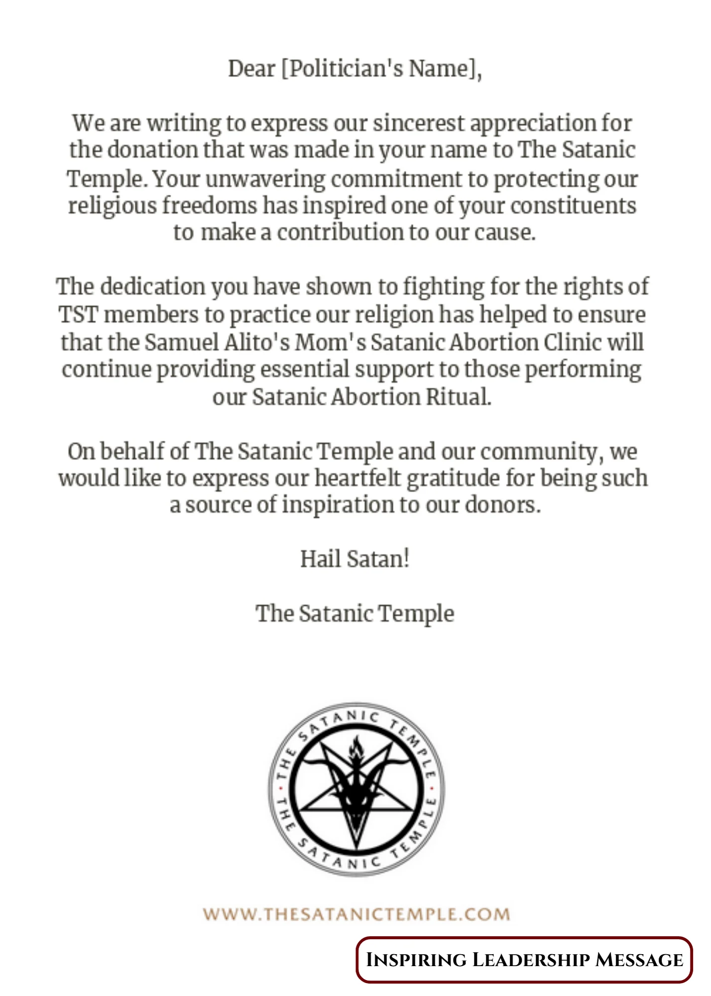 Classic Donation Thank You Card - Image 3
