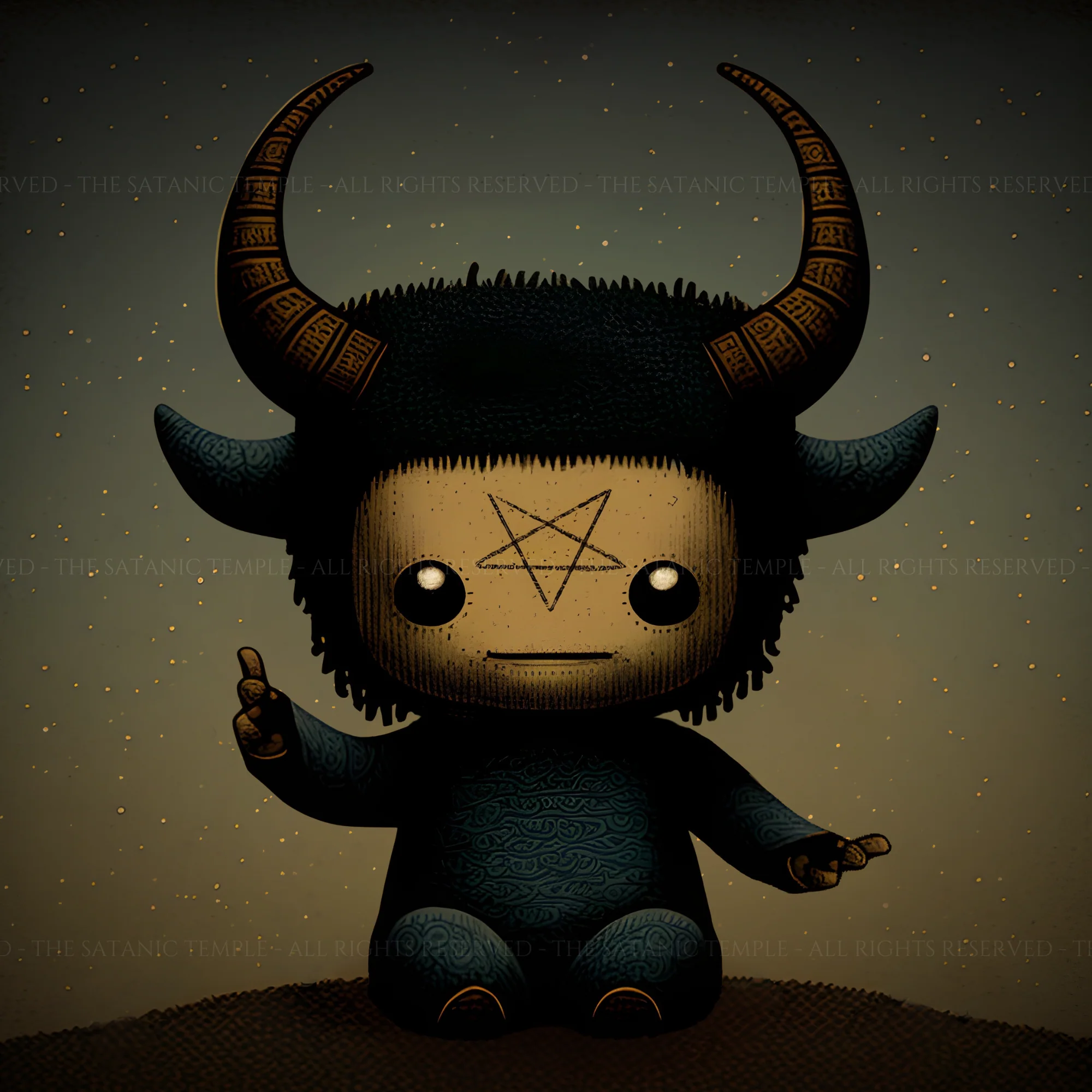 Goodnight Baphomet Art Prints Closeout Last Chance - Image 5