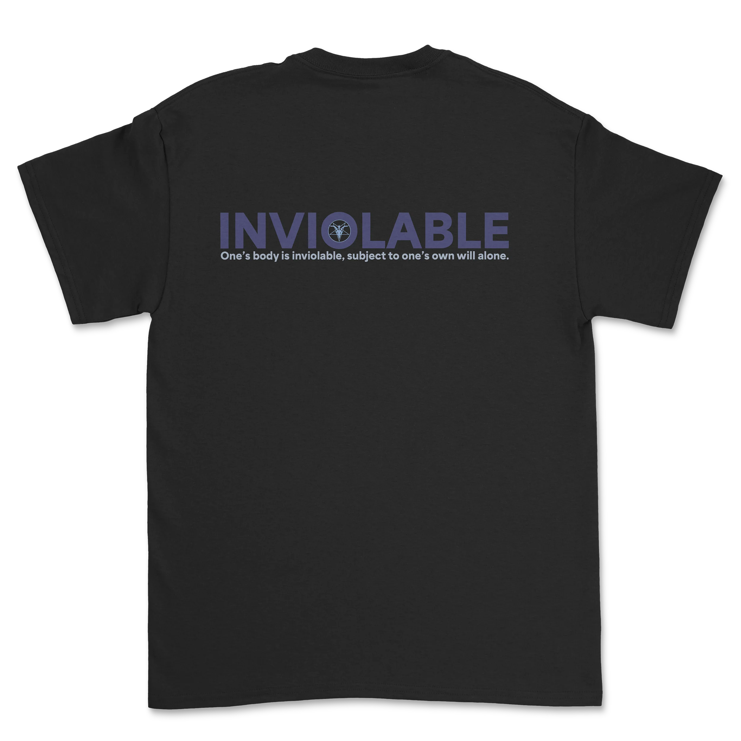 Inviolable Third Tenet T-Shirt 2 sided design Religious Reproductive Rights - Image 2